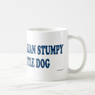 Caneca De Café Azul Stumpy australiano do cão do gado da cauda