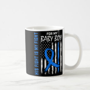 Caneca De Café Azul Sua Luta É Minha Camisa De Consciência Da Dia