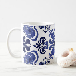 Caneca De Café Azulejo Bridesmaid Gift Mug, Branco Azulejo