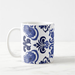 Caneca De Café Azulejo Bridesmaid Gift Mug, Branco Azulejo