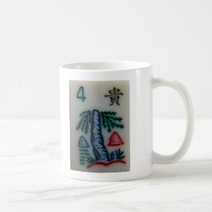Caneca De Café Azulejo da flor