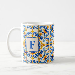 Caneca De Café Azulejo Energia Inicial