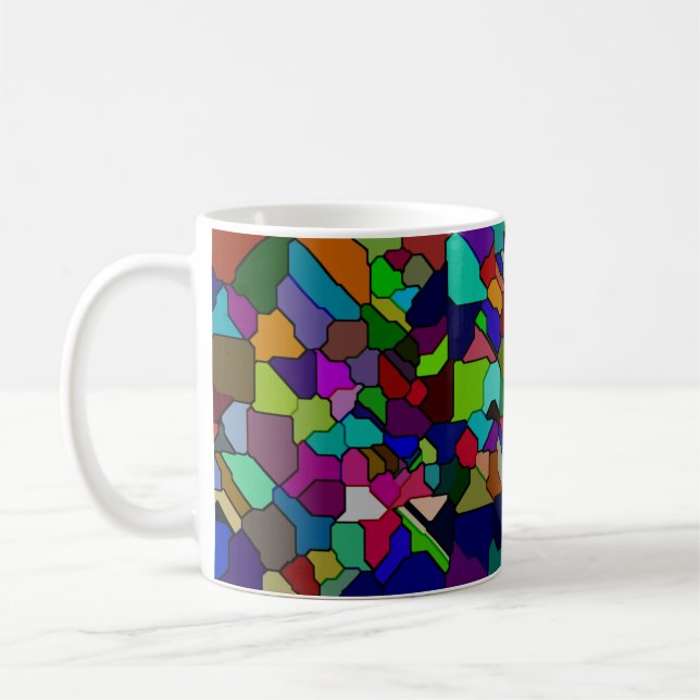 Caneca De Café Azulejo Incluso De Vidro Conservado 11oz Mug (Esquerda)