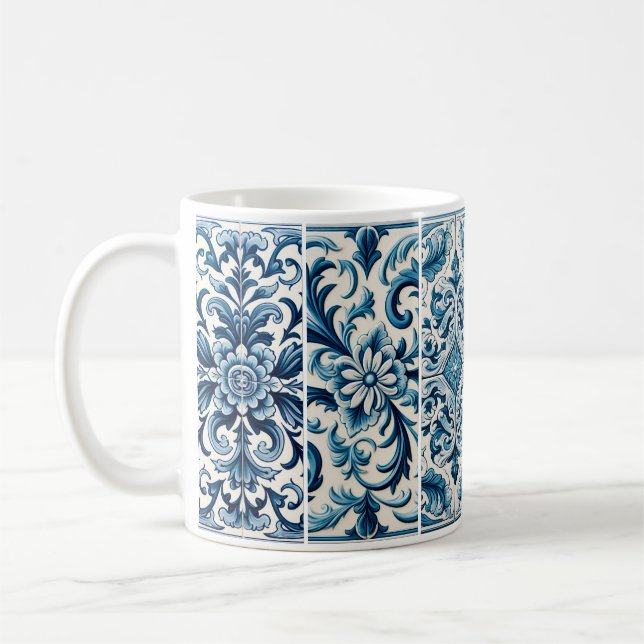 Caneca De Café Azulejo Português (Esquerda)