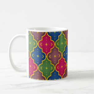 Caneca De Café Azulejo romarino celestial Bohemian