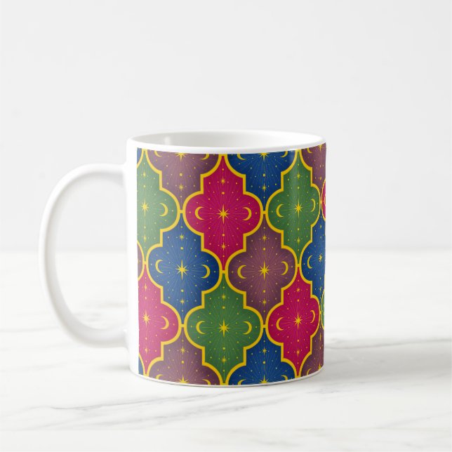 Caneca De Café Azulejo romarino celestial Bohemian (Esquerda)