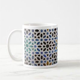 Caneca de café azulejos 11 oz cerâmica W-PT ZLE
