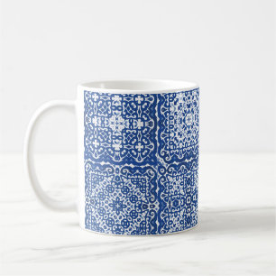Caneca De Café Azulejos azulejo cerâmicos de cor decorativa. Colo