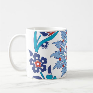 Caneca De Café Azulejos de Iznik Turcos: padrão de colheita.