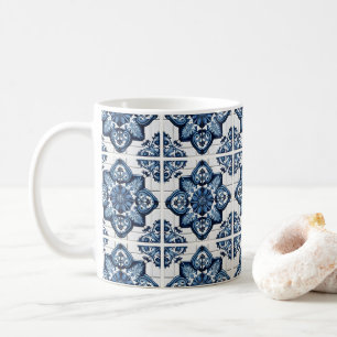 Caneca De Café Azulejos do Mediterrâneo, Portugal, Azulejo, Majol