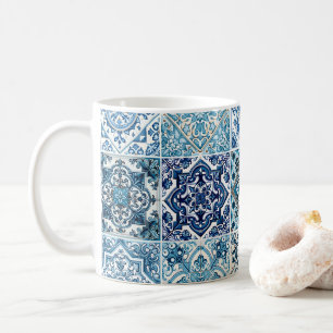 Caneca De Café Azulejos do Mediterrâneo, Portugal, Azulejo, Majol