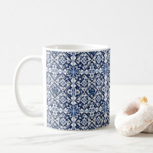 Caneca De Café Azulejos do Mediterrâneo, Portugal, Azulejo, Majol