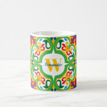 💛🧡💚 Azulejos, padrão decorativo, personalizado