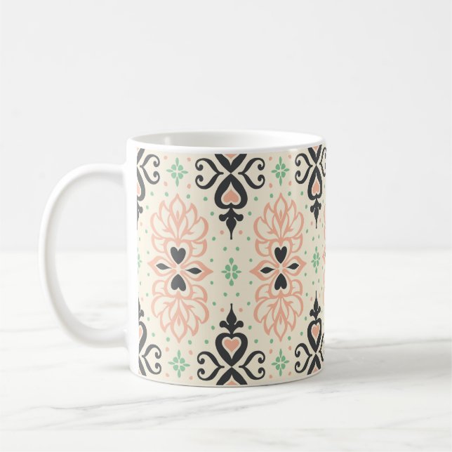 Caneca De Café Azulejos portugal padrão sem descontinuidade (Esquerda)