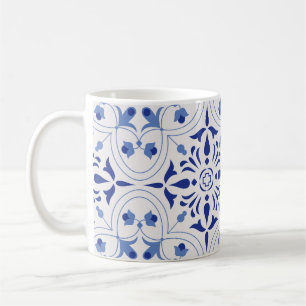Caneca De Café Azure Bloom Cross