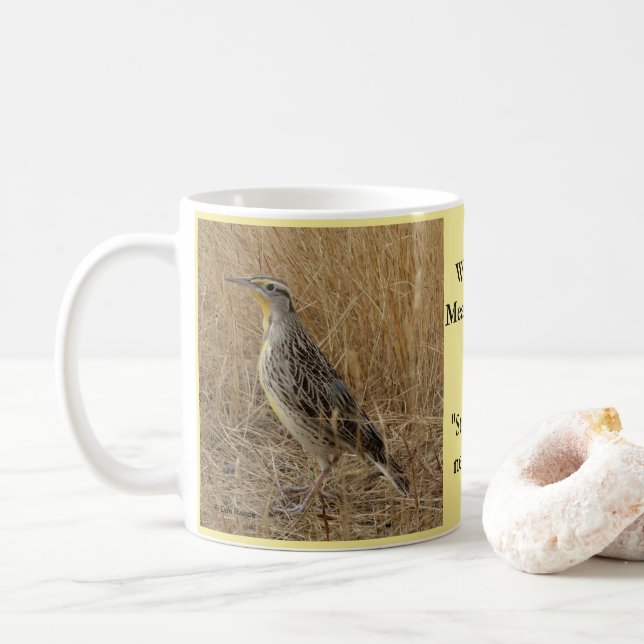 Caneca De Café B57 Sturnella neglecta (Com Donut)