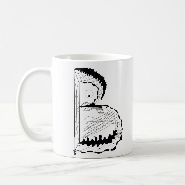 Caneca De Café "B" Café Mug (Esquerda)