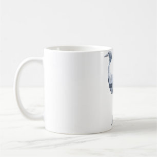 Caneca De Café B é para a grua azul