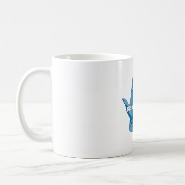 Caneca De Café B é para Biosegurança (Esquerda)