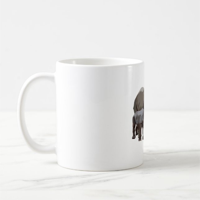 Caneca De Café B é para Black Rhino (Esquerda)