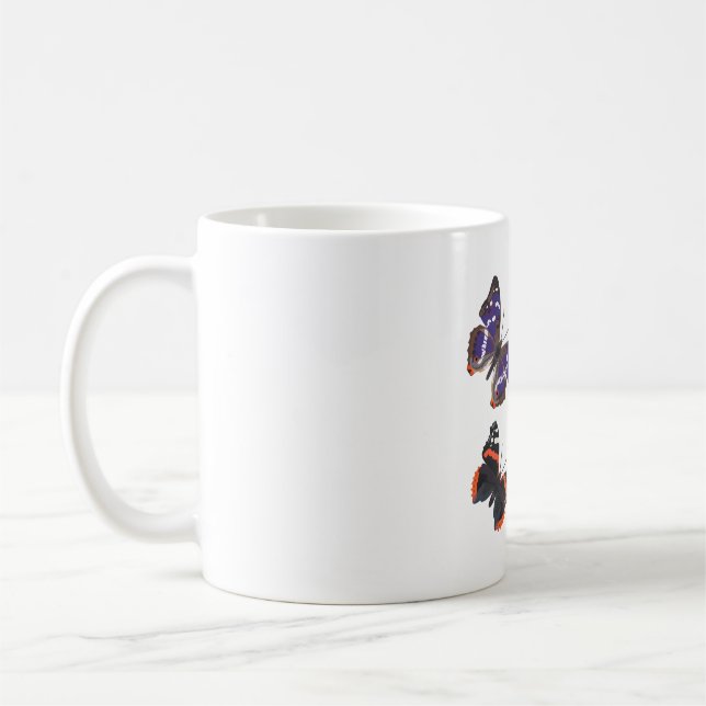 Caneca De Café B é para borboletas britânicas (Esquerda)