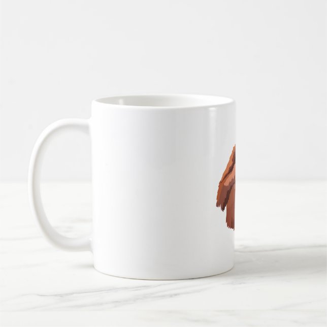 Caneca De Café B é para Bornean Orangutan (Esquerda)