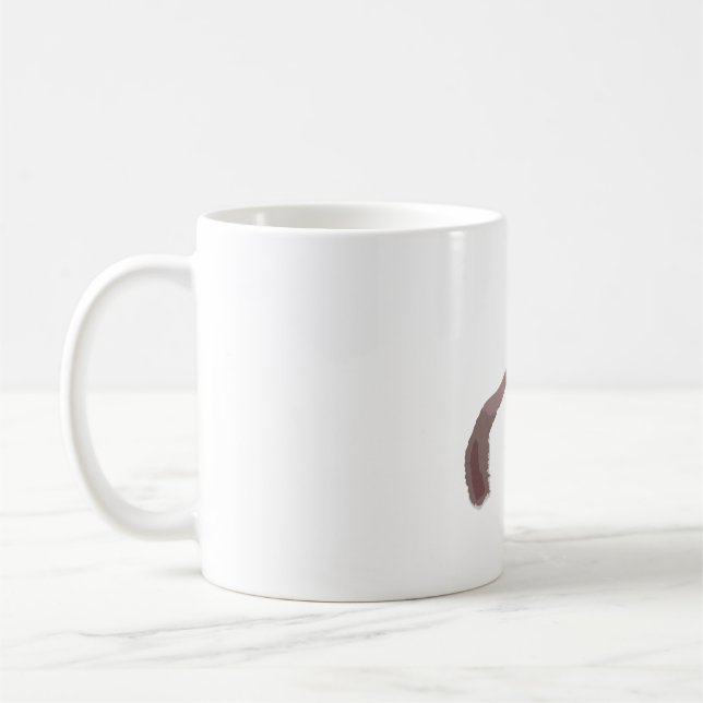 Caneca De Café B é para Bushbaby (Esquerda)