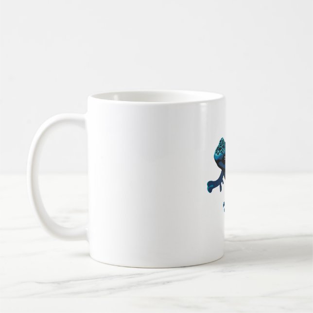Caneca De Café B é para Sapo Blue Poison Dart (Esquerda)