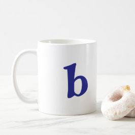 Caneca De Café  B Monogram White Classic Mug