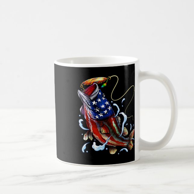 Caneca De Café B Pesca Peixes Pai Americano Pavilhão Quarto Do (Direita)