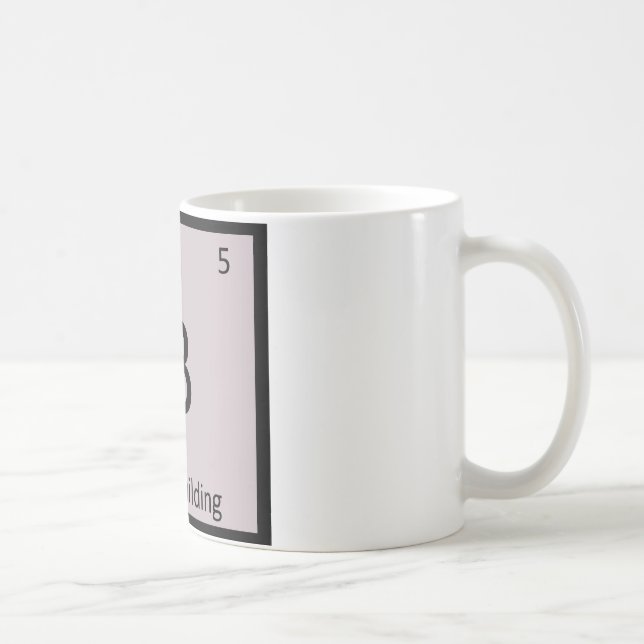 Caneca De Café B - Tabela Periódica da Química do Esporte de Fisi (Direita)