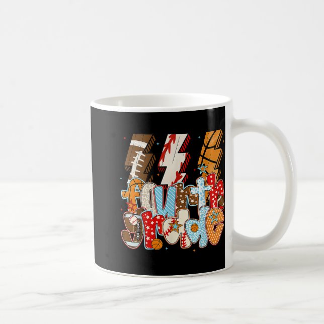 Caneca De Café Ba de Baseball de Futebol de Banda Lâmpada de Rapa (Direita)