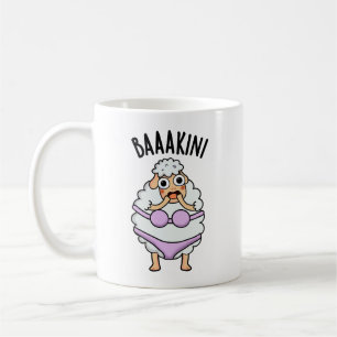 Caneca De Café Baa-kini Funny Bikini Pun