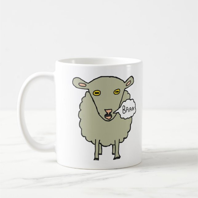 Caneca De Café Baa Sheep (Esquerda)