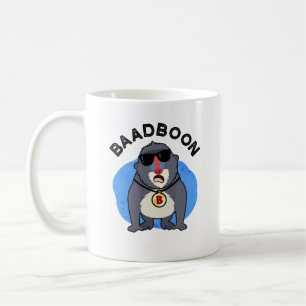 Caneca De Café Baadboon Funny Bad Baboon Pun