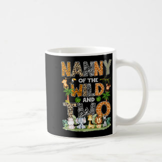 Caneca De Café Babá das mulheres do selvagem e dois safáris de zo