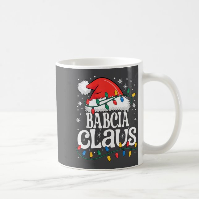 Caneca De Café Babcia Claus Funny Xmas Christmas Grandma Holiday  (Direita)