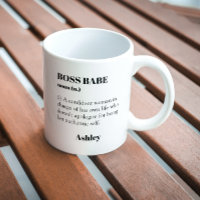 BABE do BOSS Mulher Independente Mug Inspiracional