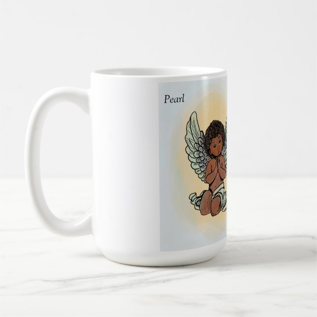 Caneca De Café Baby Angel Muitos Obrigados Pearl Carol Mug (Esquerda)