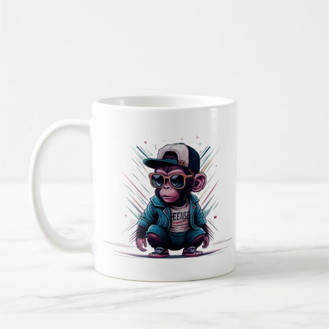 Caneca De Café Baby Ape (Esquerda)