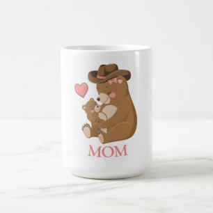 Caneca De Café Baby Bear Happy Dia de as mães