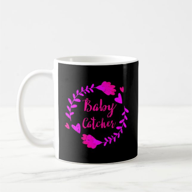 Caneca De Café Baby Catcher Doula Midwives Midwives Enfermeira Fu (Esquerda)