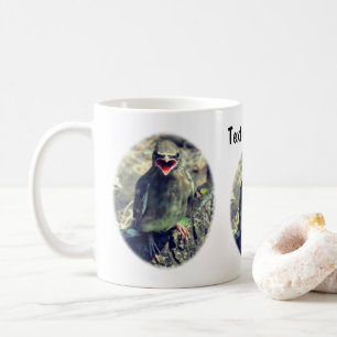Caneca De Café Baby Cedar Waxwing Bird Personalizado Natureza