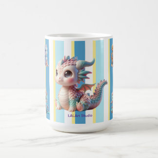 Caneca De Café Baby dragon ストライプ