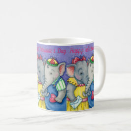 CANECA DE CAFÉ BABY ELEFANTS PRIMEIRO AMOR, AMIGOS DO PACHYDERM.
