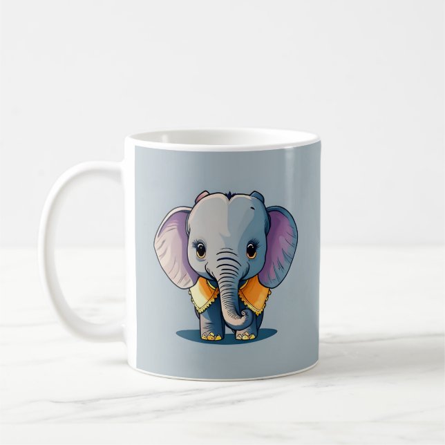 Caneca De Café Baby Elephant (Esquerda)