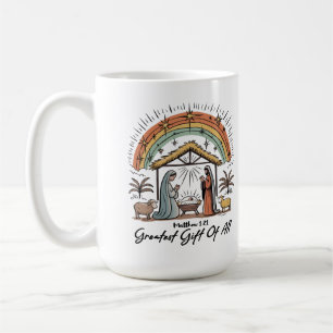 Caneca De Café Baby Jesus Mary Joseph Natividade Christian