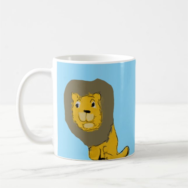 Caneca De Café Baby Lion (Esquerda)