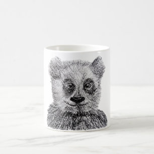 Caneca De Café Baby Panda Drawing Mug