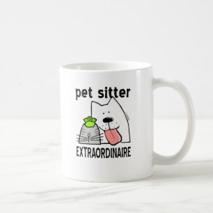 Caneca De Café Baby-sitter do animal de estimação do divertimen